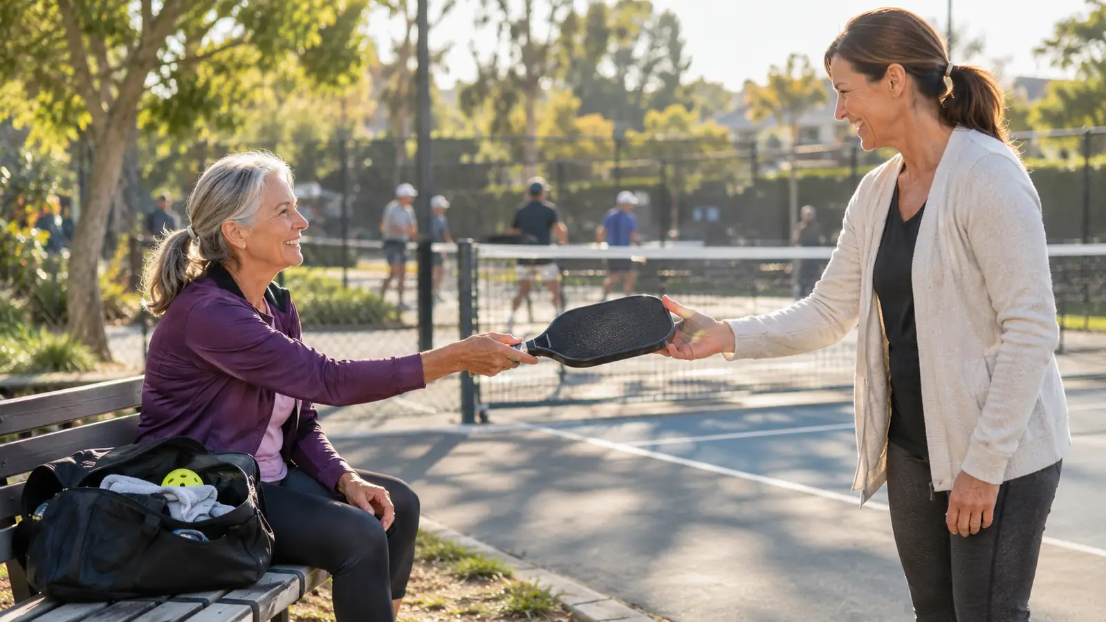 How a Two-Paddle MTEN Set Got My Neighbor on the Court